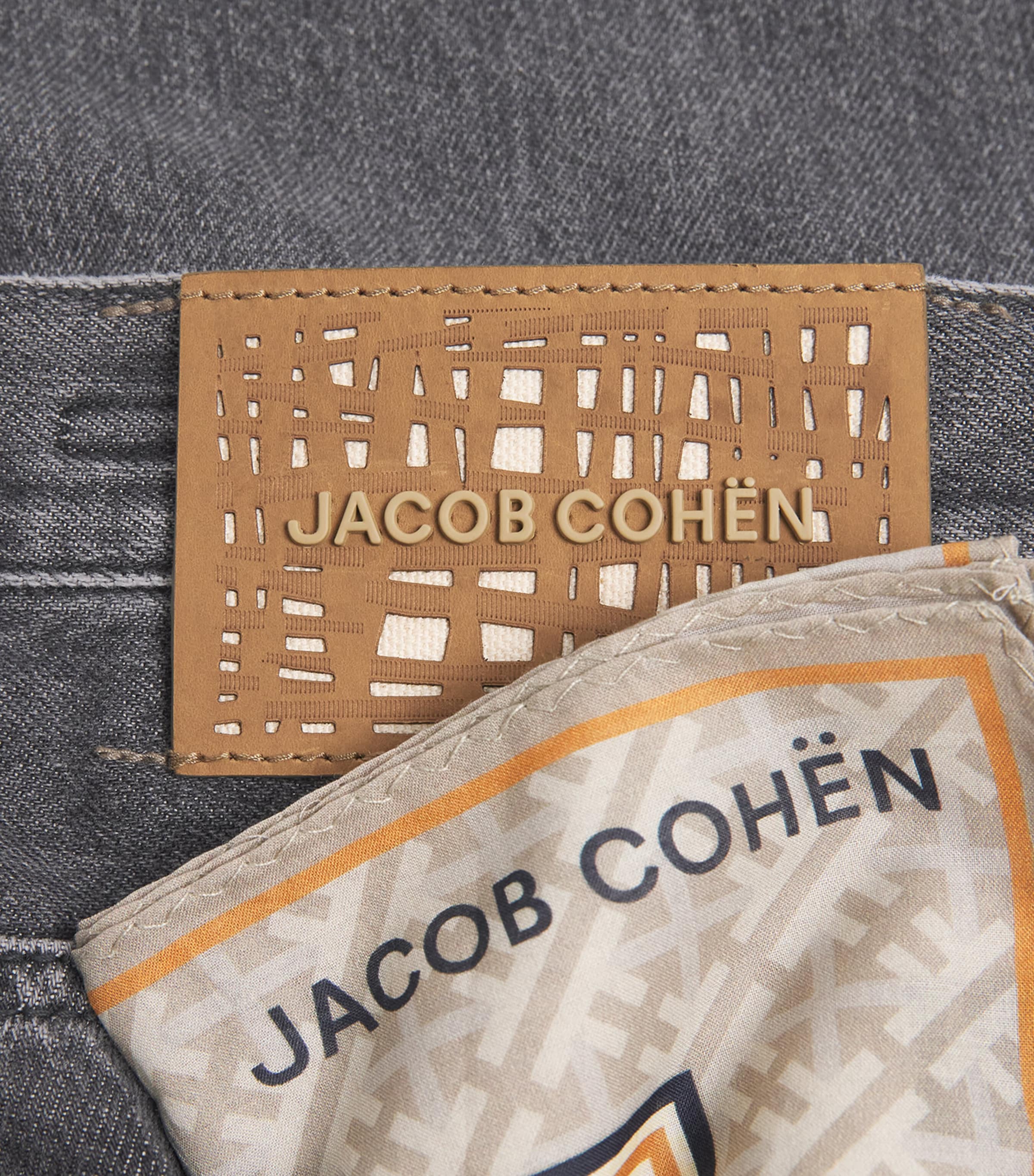 JACOB COHËN Mens Sean Relaxed Jeans Dark Black Image 6