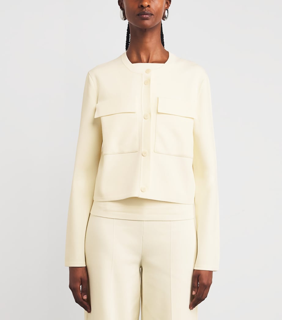 Twin-Pocket Cardigan IVORY Image 3