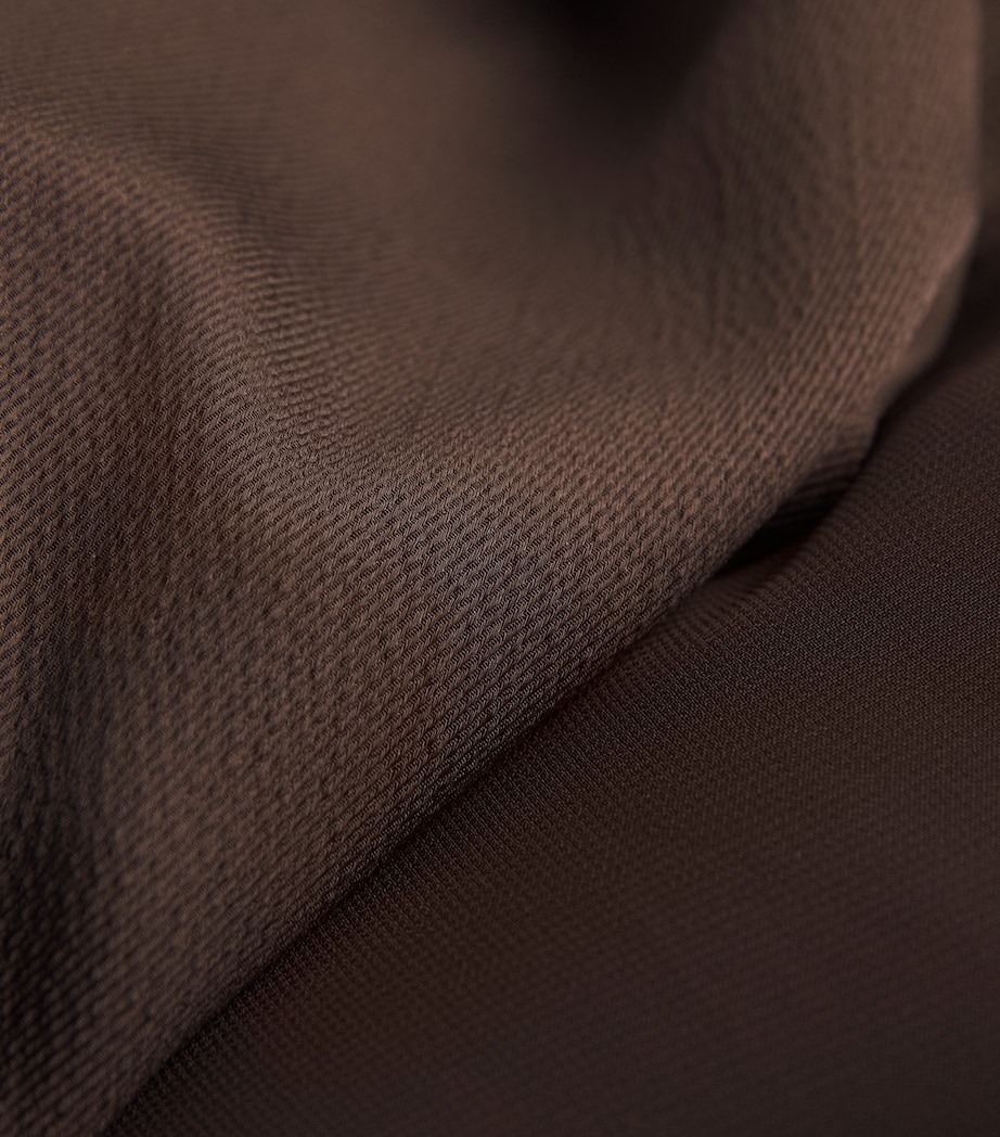 Satin Aaron Sleeveless Top D80 BROWN Image 5