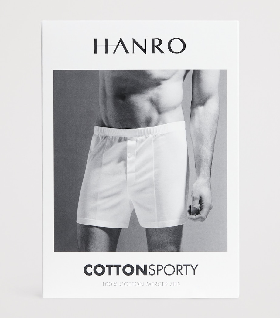 Cotton Sporty Boxer Shorts 2635 OMBRE BLUE Image 4