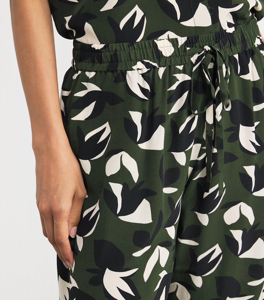 Silk Printed Trousers AGAVE Image 6