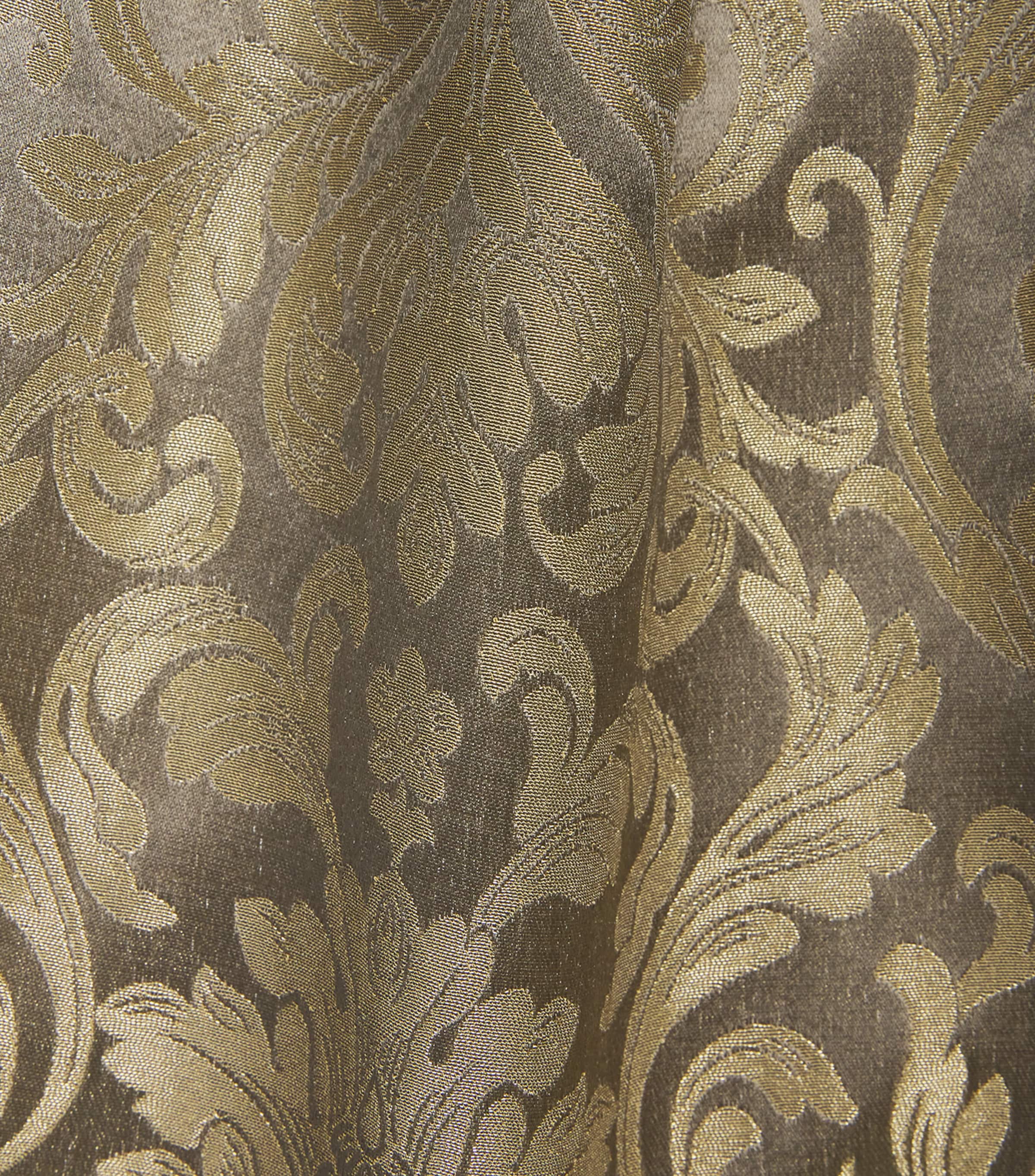 Metallic Jacquard Midi Dress OLIVDARK Image 5