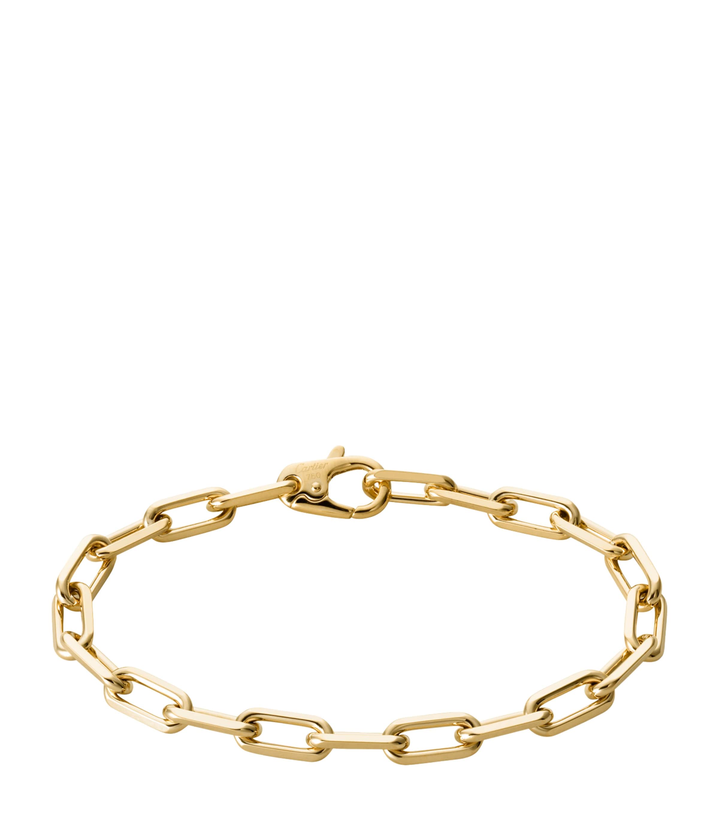 Medium Yellow Gold Santos de Cartier Chain Bracelet YELLOW GOLD Image 1