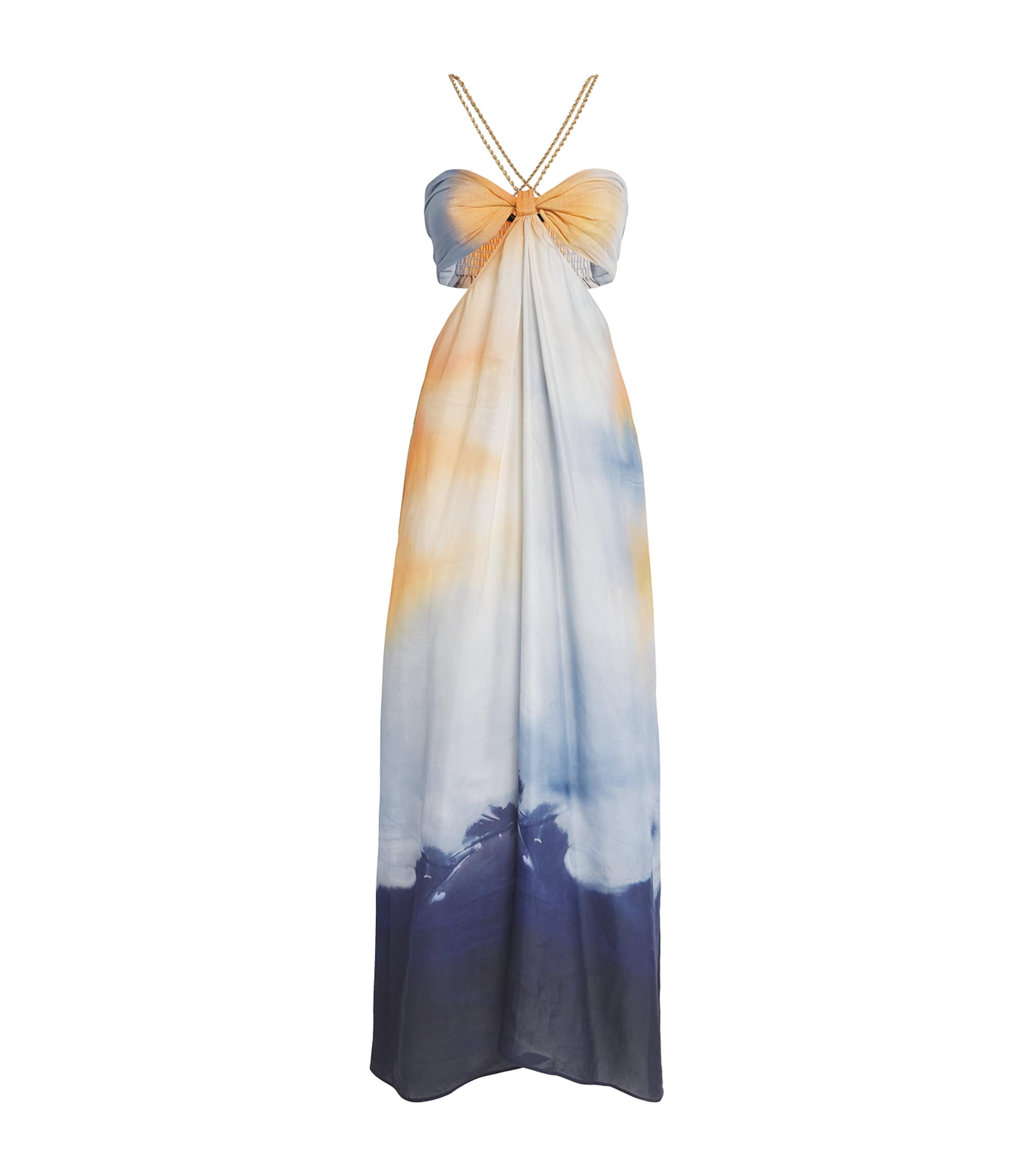 Maje Ryedine Cutout Maxi Dress