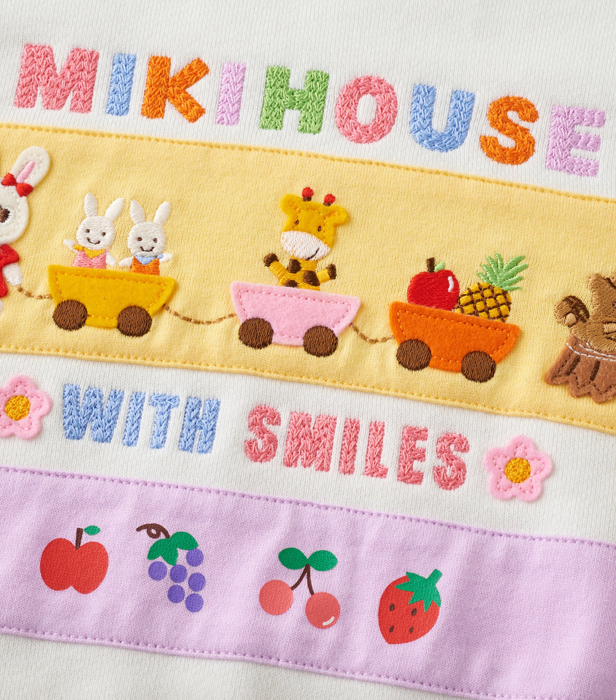 Miki House Cotton Embroidered Sweatshirt (12 Months-7 Years) Image 3