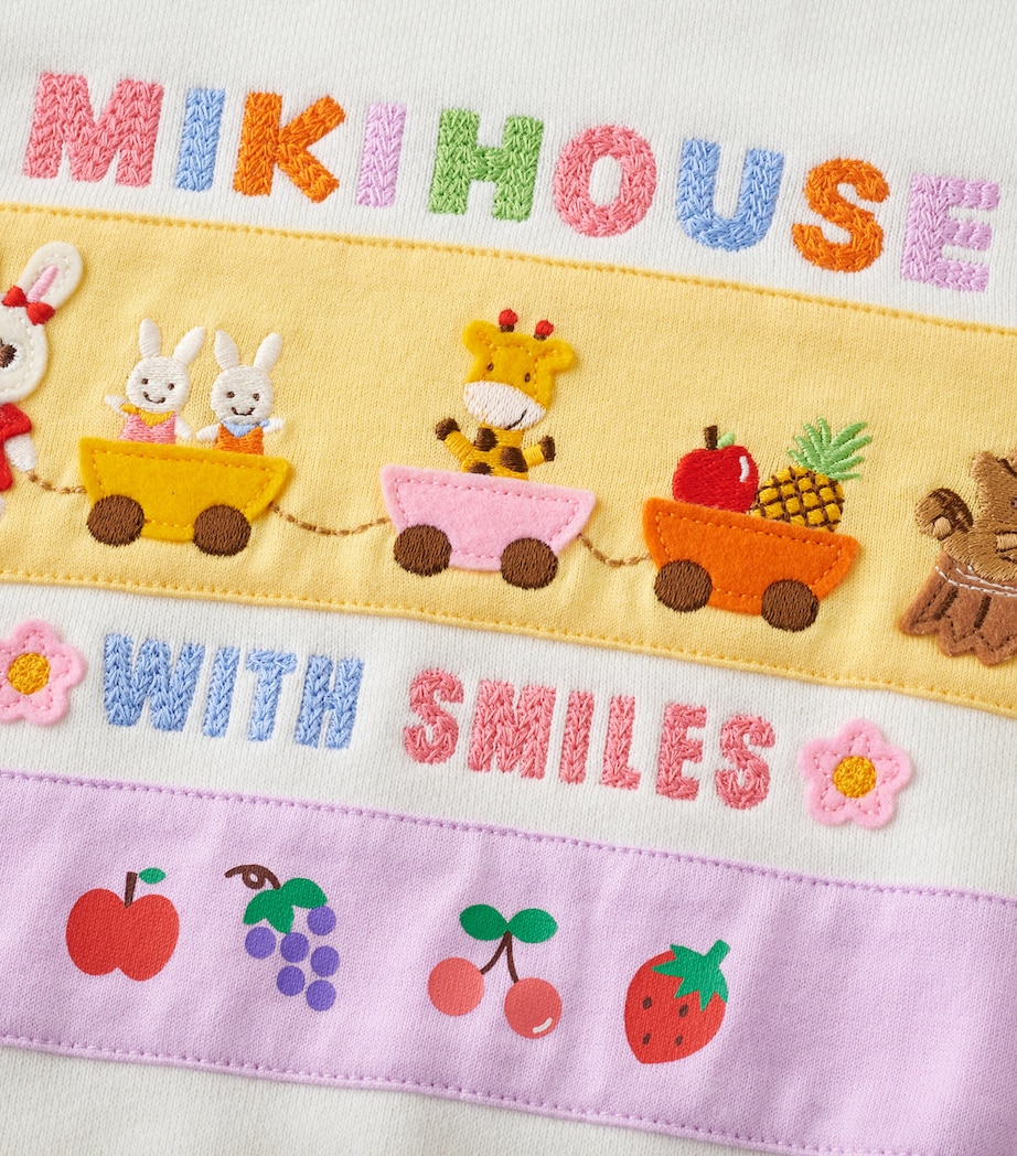 Miki House Cotton Embroidered Sweatshirt (12 Months-7 Years) Image 3