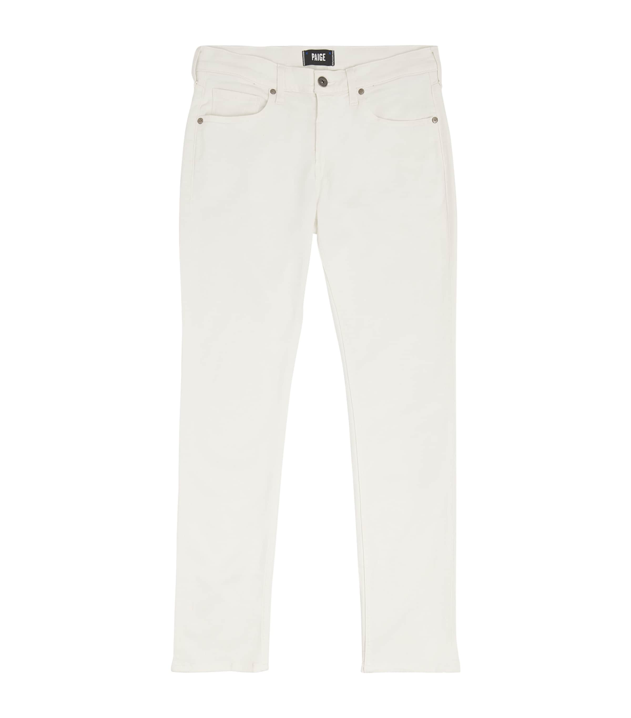 Paige Lennox Slim Jeans In White