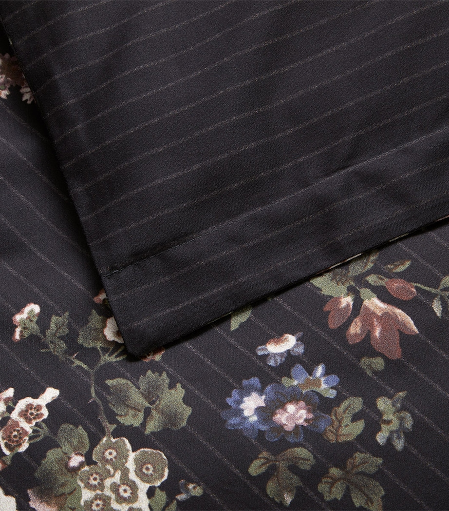 Cotton Thompson Double Duvet Cover (200cm x 200cm) CHARCOAL Image 3