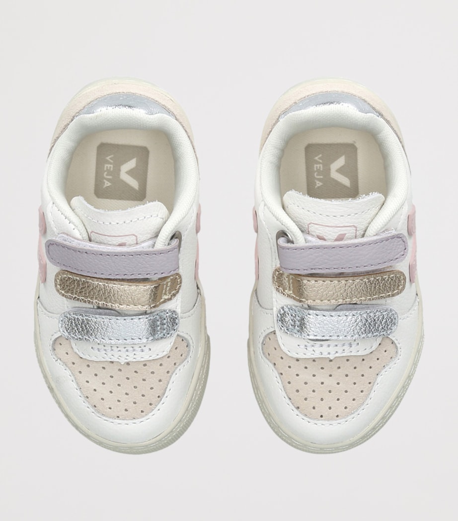 Veja Leather-Suede V-10 Sneakers White/comb Image 4