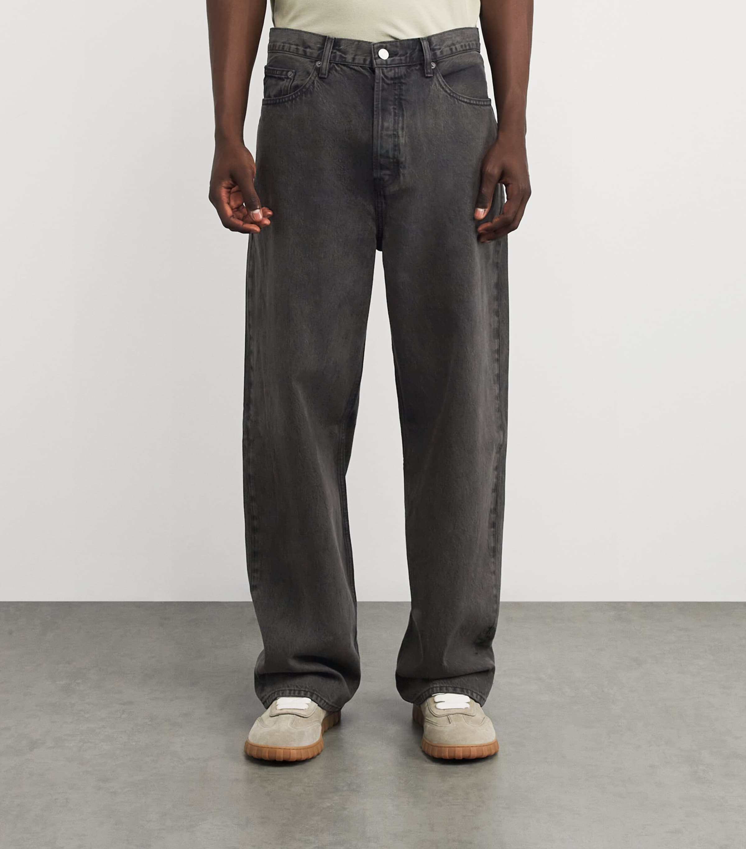 FRAME Mens Baggy Jeans Bnzt Image 3
