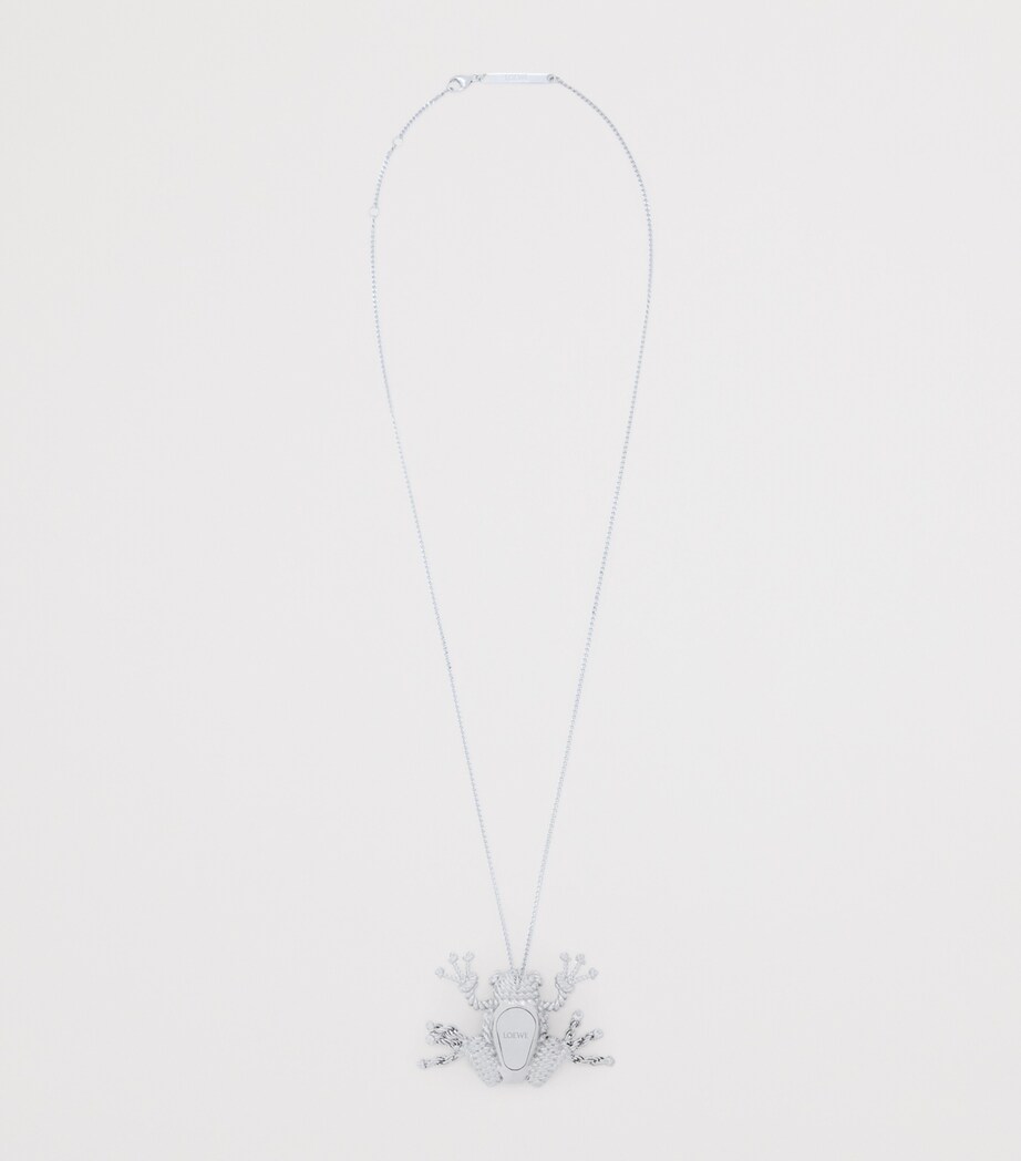 LOEWE Rope Frog Necklace Silver Image 2