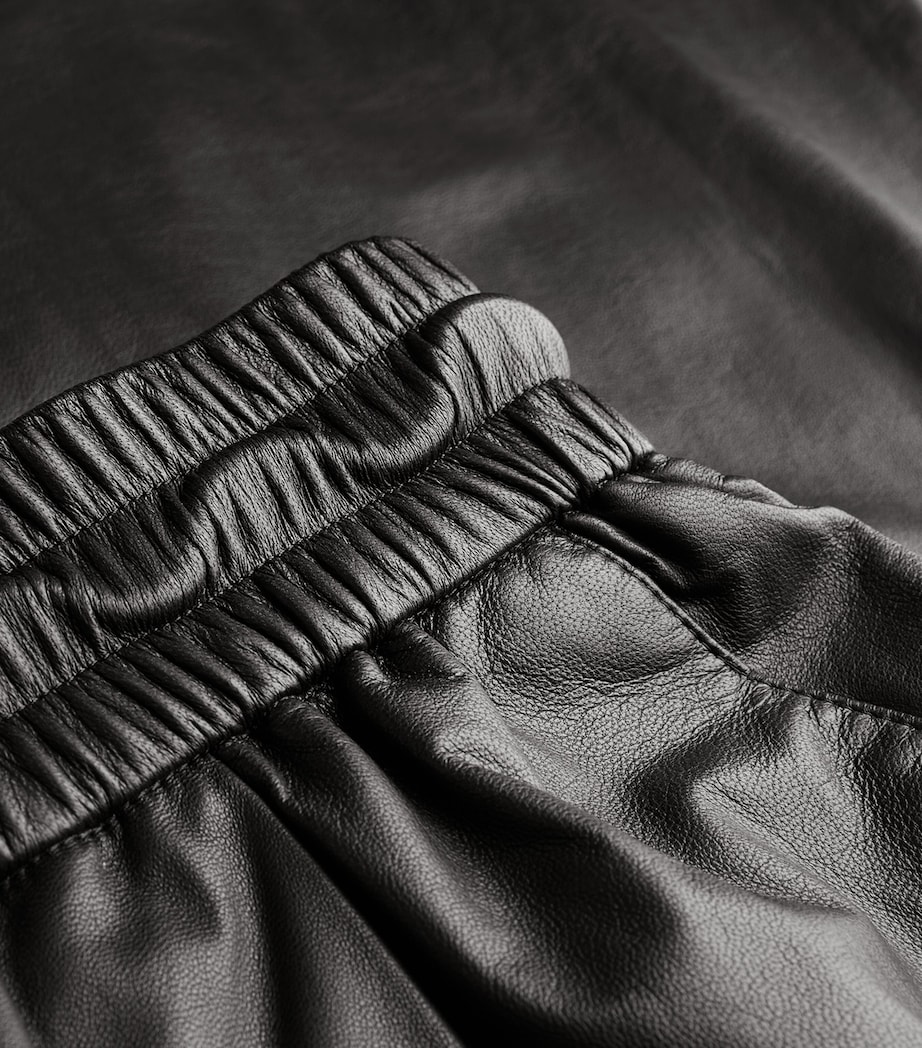 Leather Wide-Leg Trousers C99 Image 5