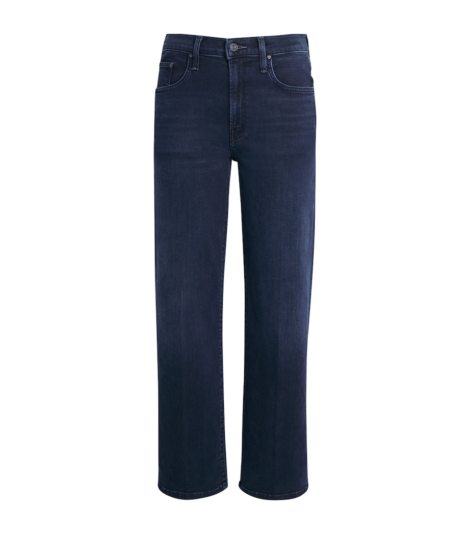 MOTHER Womens The Rambler Zip Ankle Jeans Chip On My Shoulder Image 1