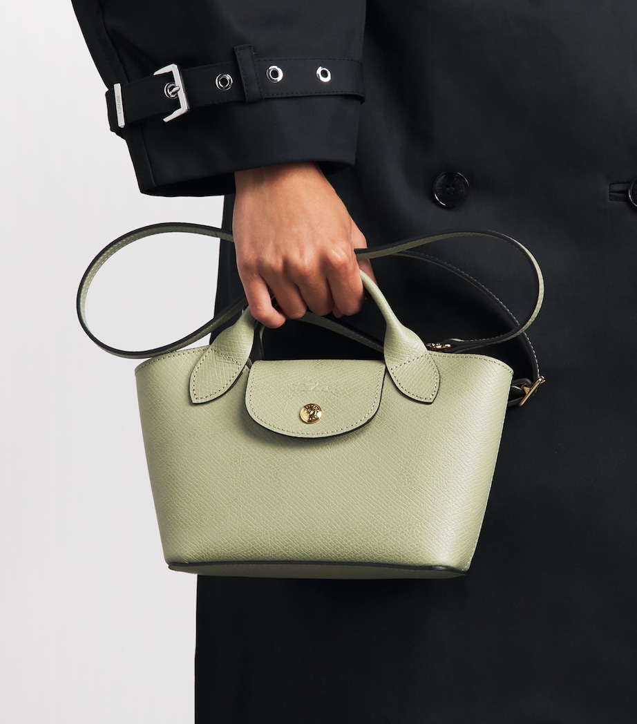 Longchamp Extra-Small Leather Épure Tote Bag Amande Image 4
