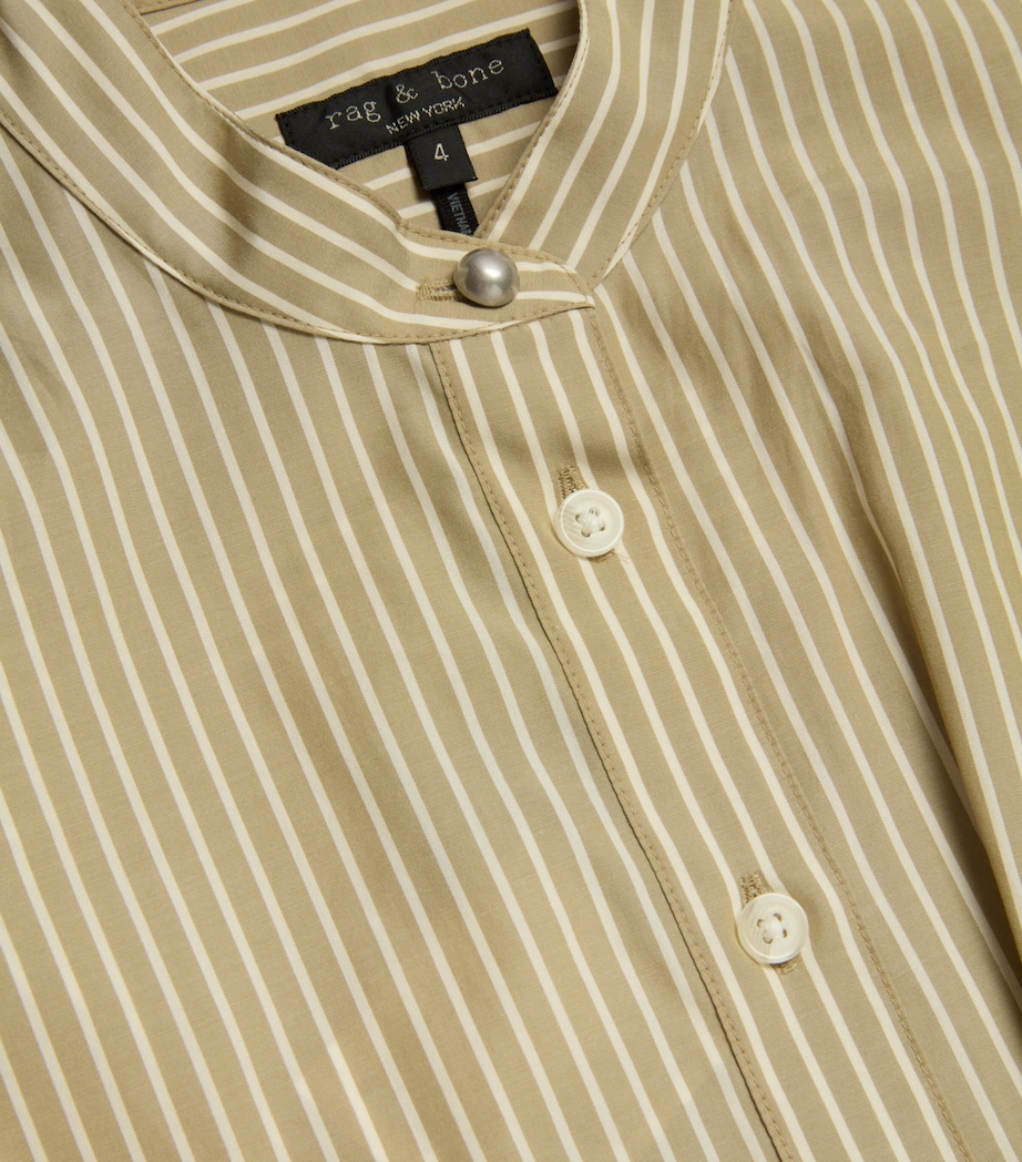 Cotton Stripe Gretchen Shirt BGSTR Image 2