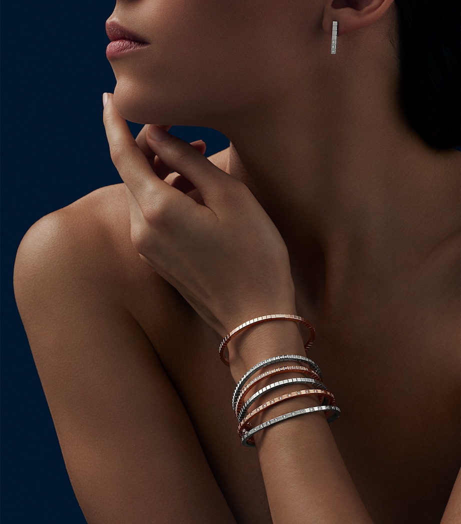 White Gold Ice Cube Bangle 18K WHITE GOLD Image 4