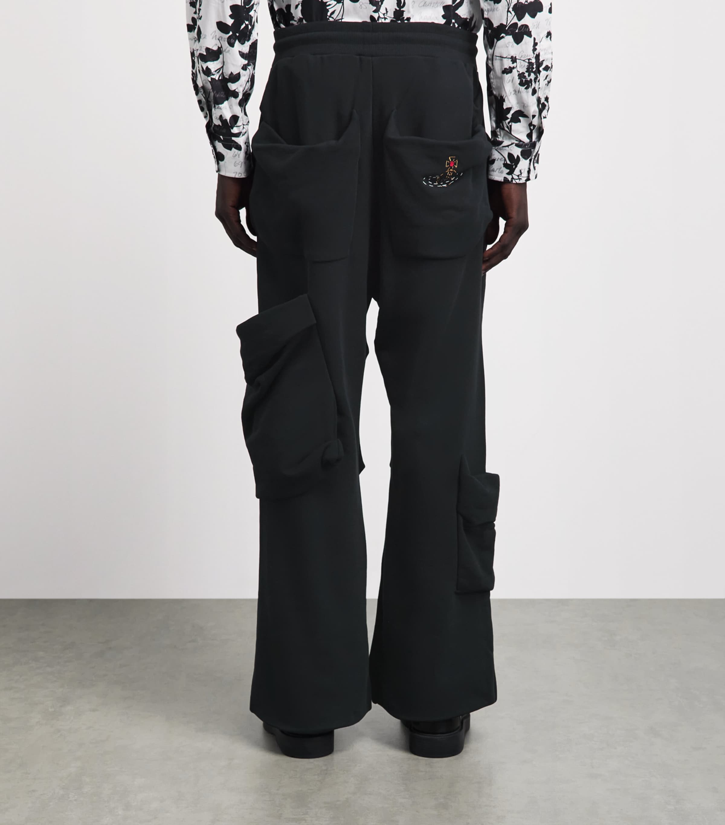 Vivienne Westwood Mens Cotton Achilles Sweatpants Black Image 5
