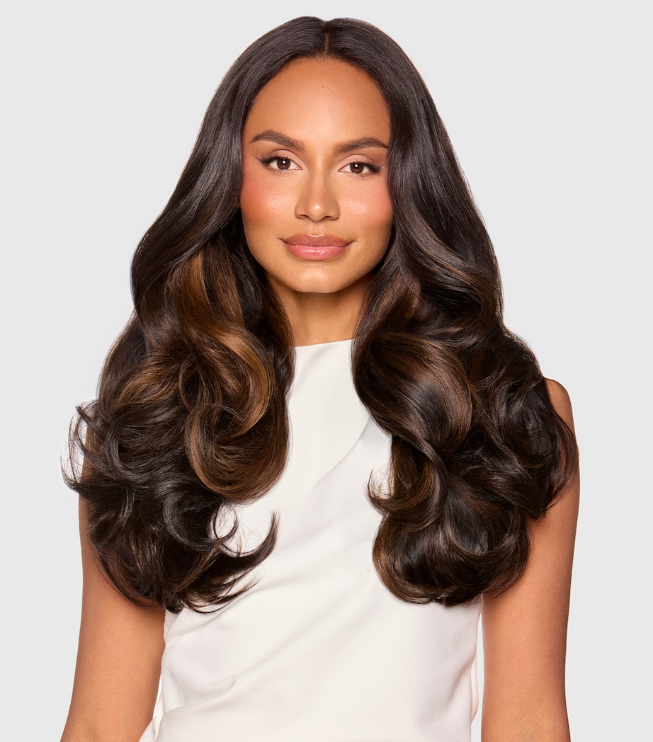 Beauty Works x Huda BARELY THERE Mix & Match Duo Clip-In Hair Extensions (18") ARABIA DOLL Image 6