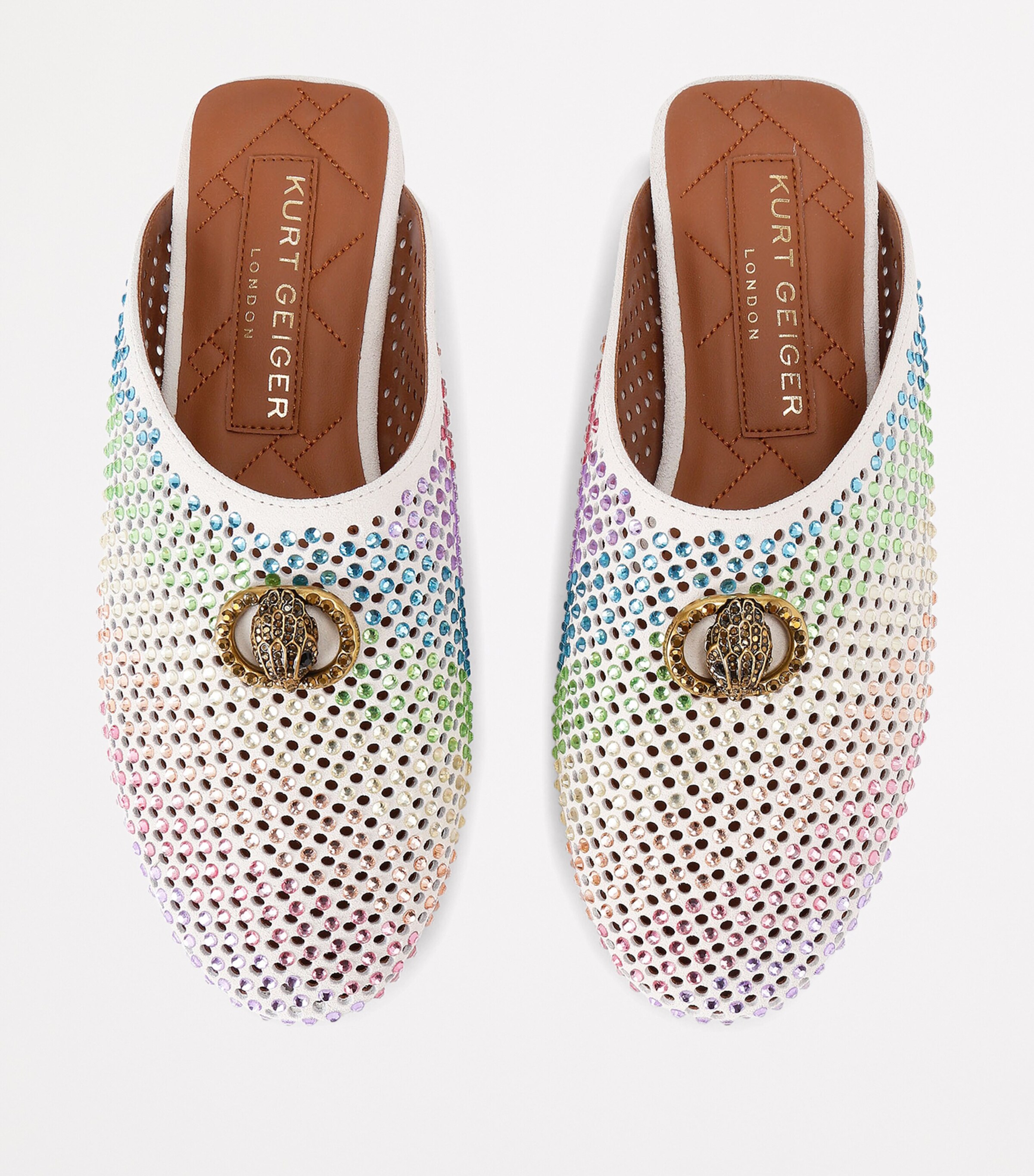 Kurt Geiger London Chelsea Sliders Bone/comb Image 4