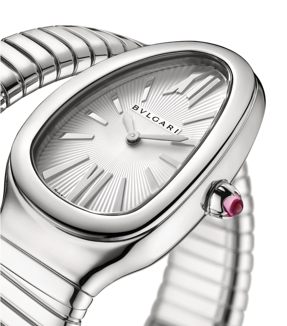 Stainless Steel Serpenti Tubogas Watch 35mm WHITE Image 2