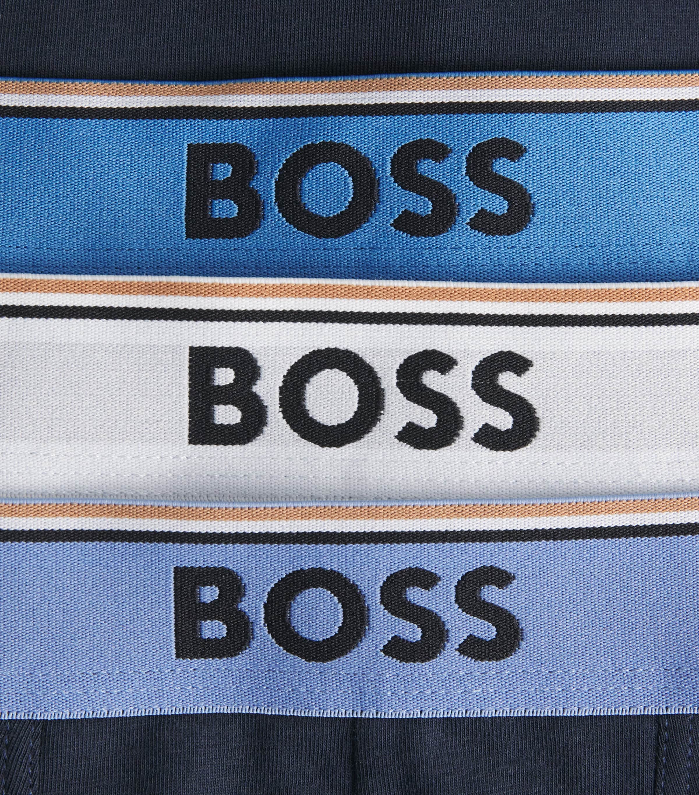 Stretch-Cotton Power Trunks (Pack of 3) BLACK004 Image 5