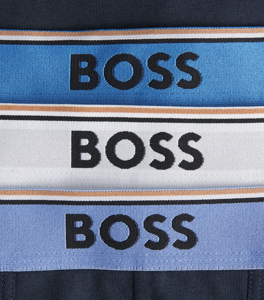 Stretch-Cotton Power Trunks (Pack of 3) BLACK004 Image 5