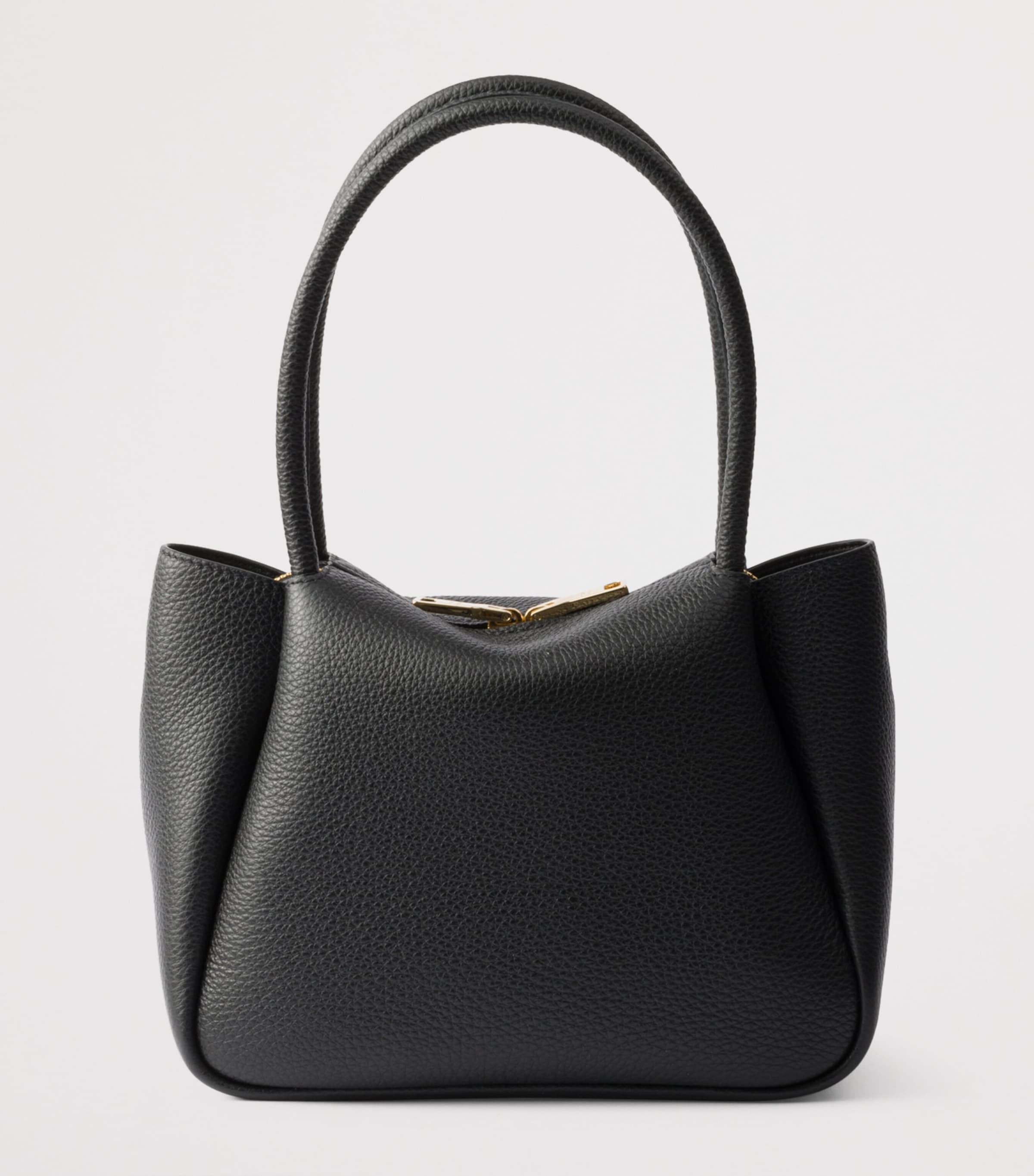 Small Leather Top-Handle Bag F0632 Image 3