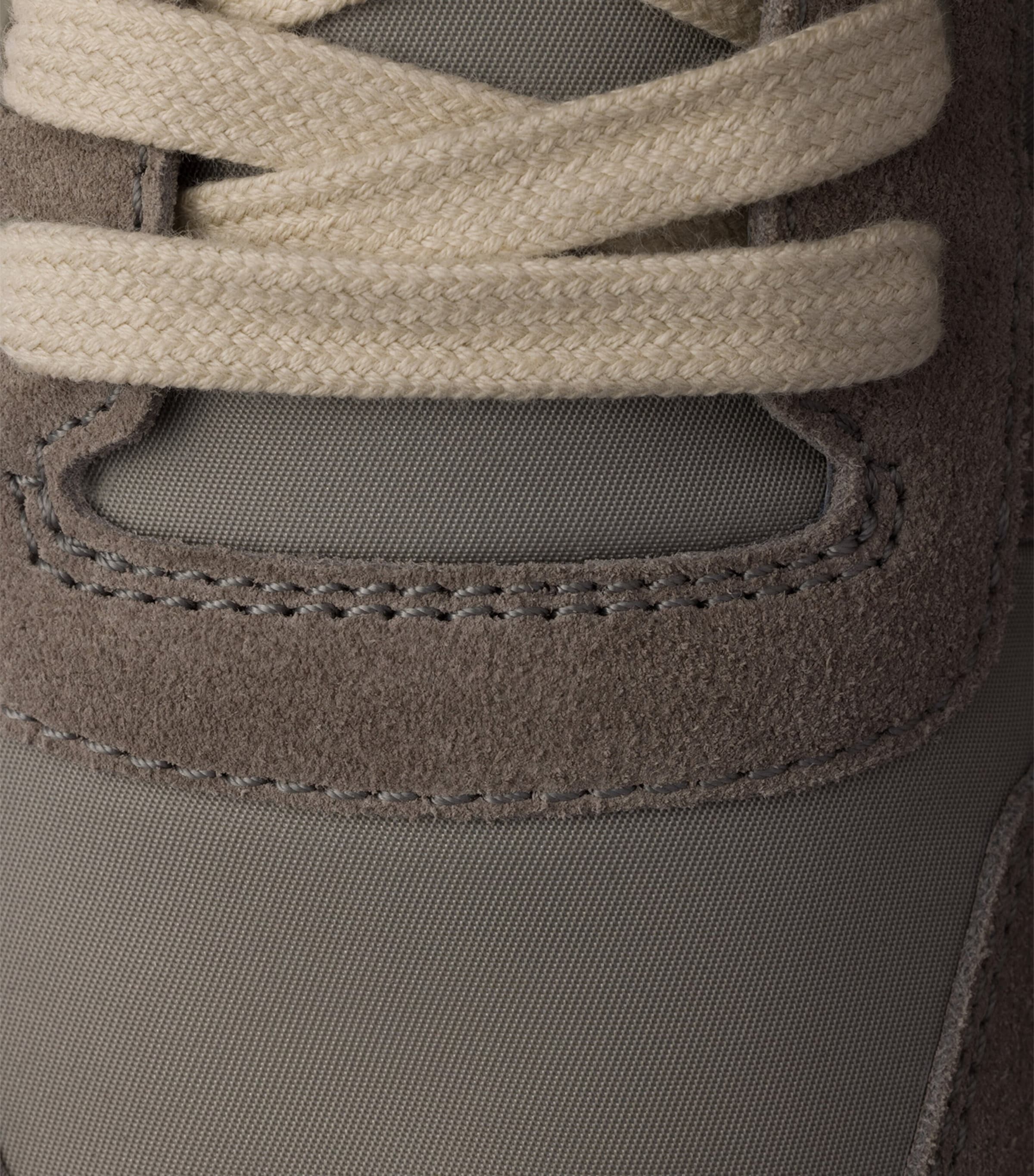 Suede and Re-Nylon Downtown Sneakers F0276 Image 6