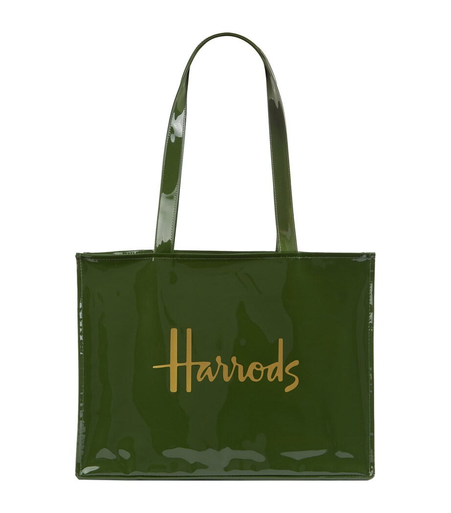 Harrods Green Logo Tote Bag Harrods US Harrods Green Logo Tote Bag Harrods US