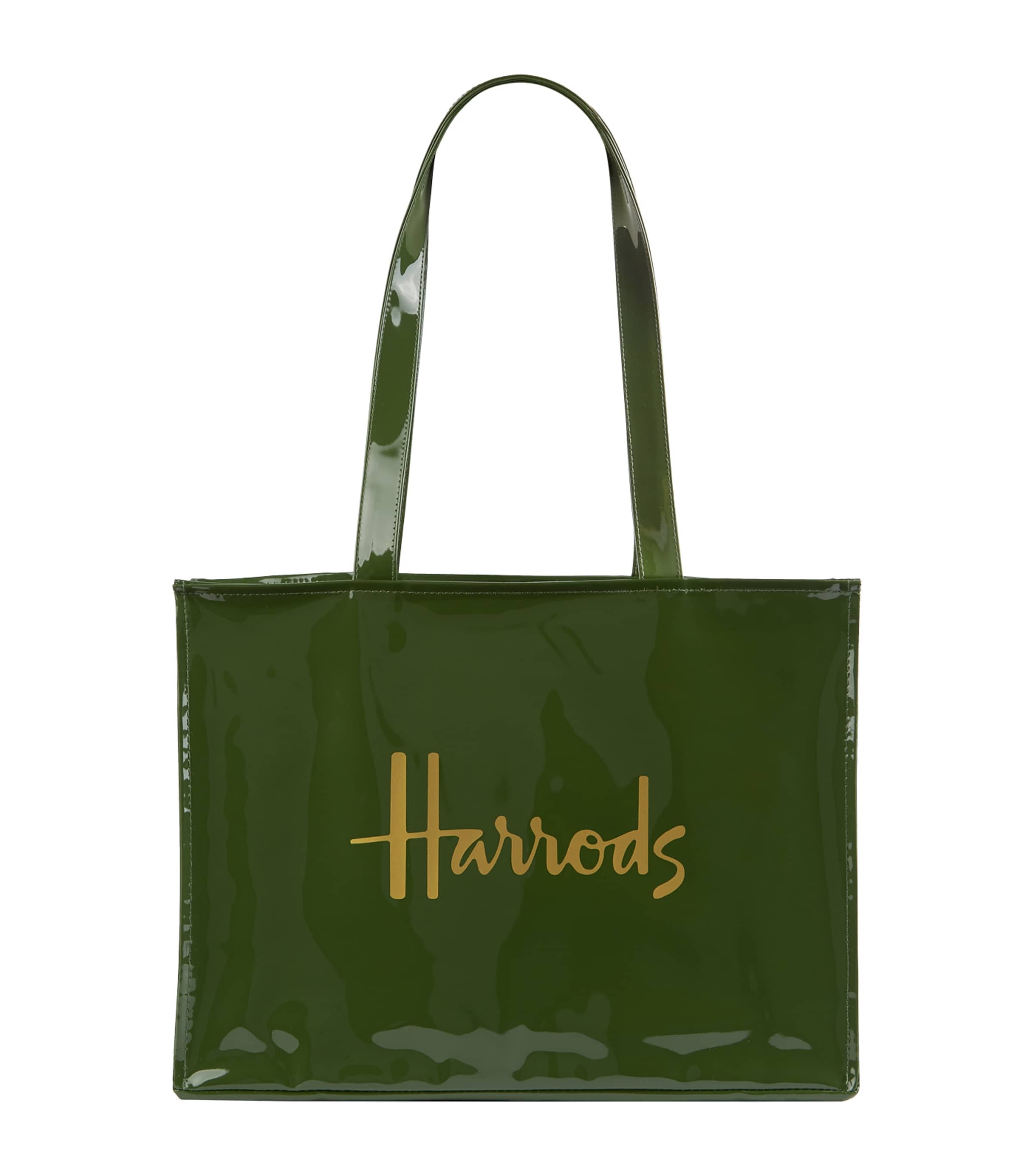 Harrods Green Logo Tote Bag Harrods US