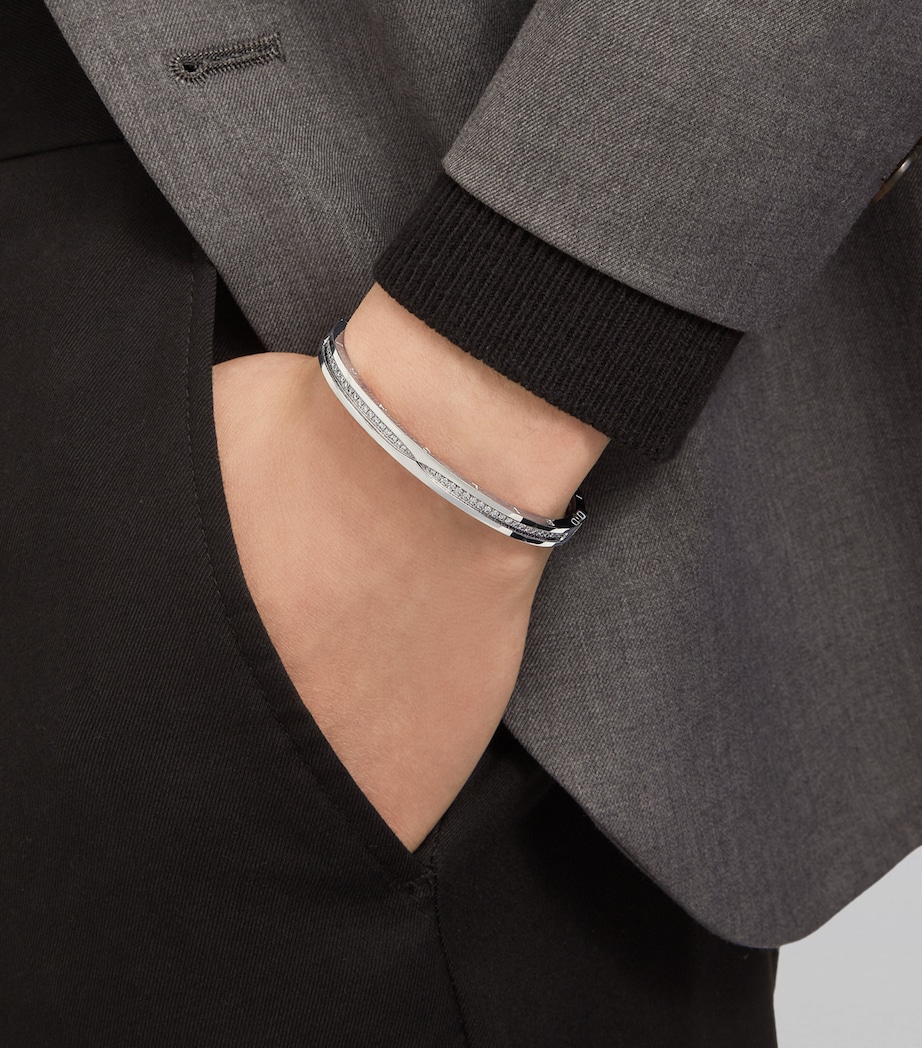 White Gold and Diamond B.zero1 Bangle WHITE GOLD Image 5