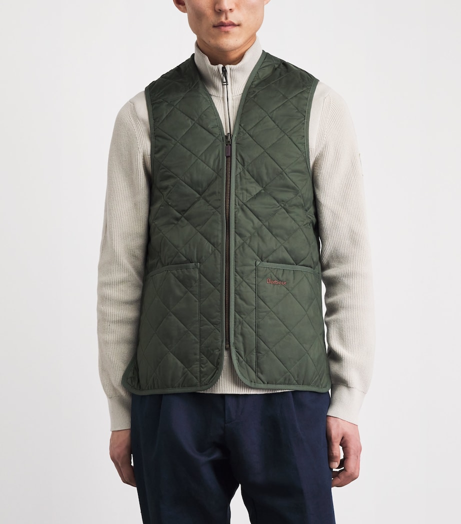 Barbour Mens Quilted Gilet Olive Image 11