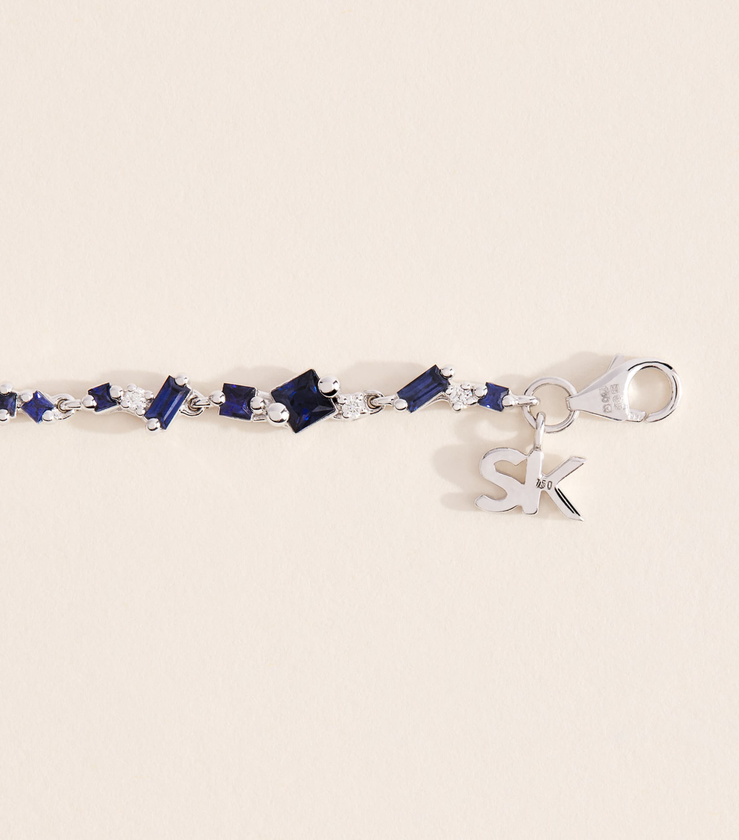 Suzanne Kalan White Gold, Diamond and Blue Sapphire La Fantaisie Bracelet Wg/db Image 3