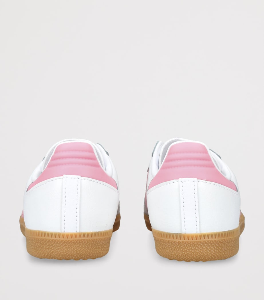 adidas Kids Leather Samba OG Sneakers White/oth Image 2