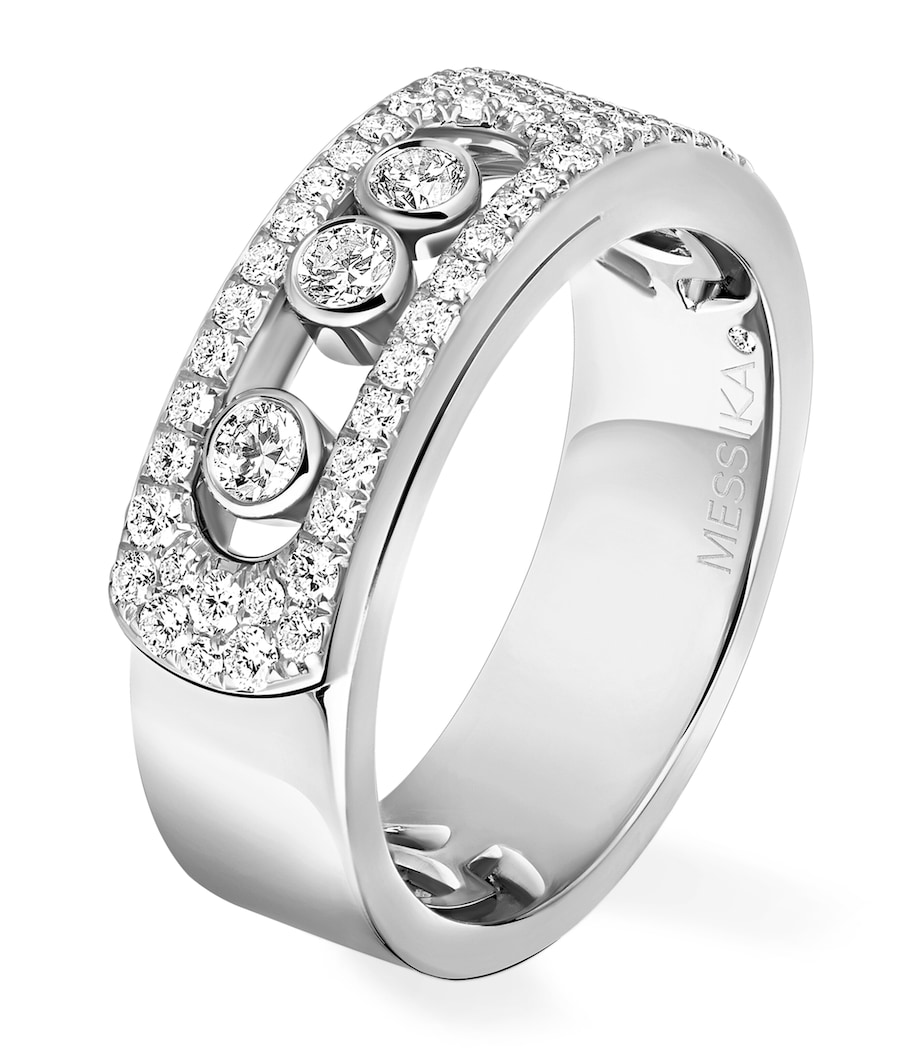 Messika Move Noa White Gold and Diamond Ring White Gold Image 1