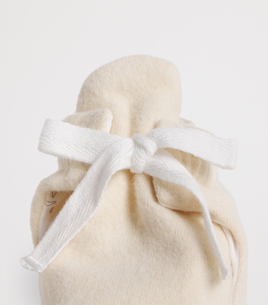 Organic Cotton Booties U1028TAPIOCA Image 3