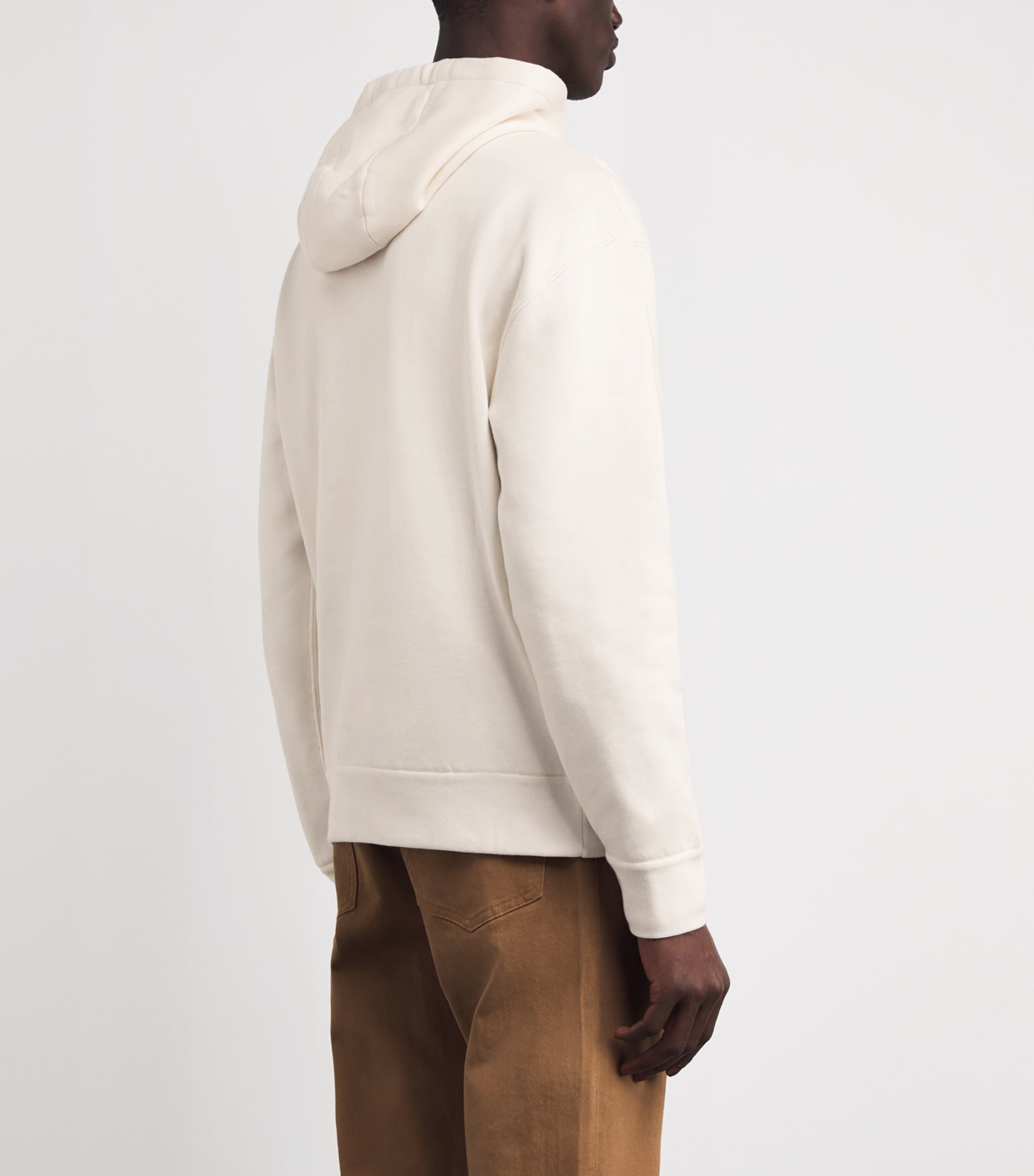 Cotton-Cashmere Polo Bear Hoodie CLASSIC CREAM Image 4