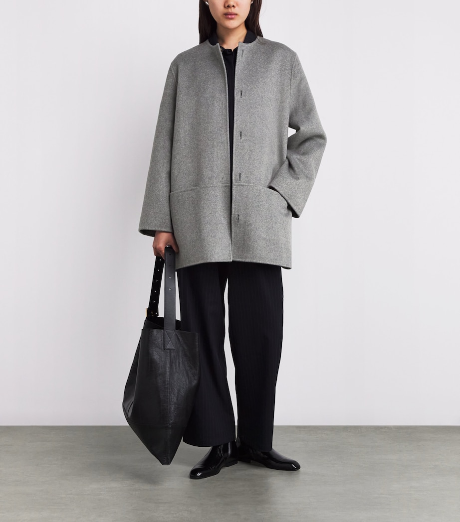 Wool-Blend Tara Coat MID GREY Image 2