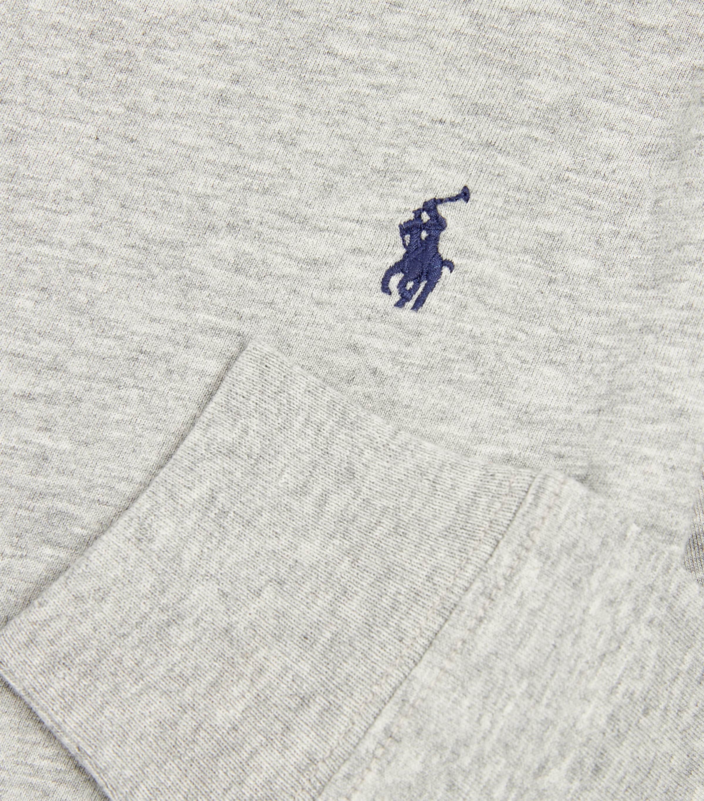 Ralph Lauren Kids Cotton Small Pony Long-Sleeve T-Shirt (6-14 Years) Grey Htr Image 4
