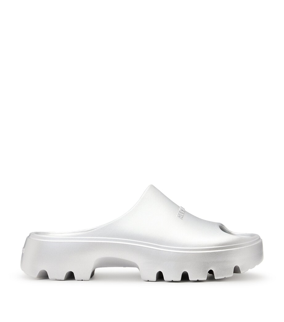 AllSaints Eclipse Flatform Slides | Harrods UK