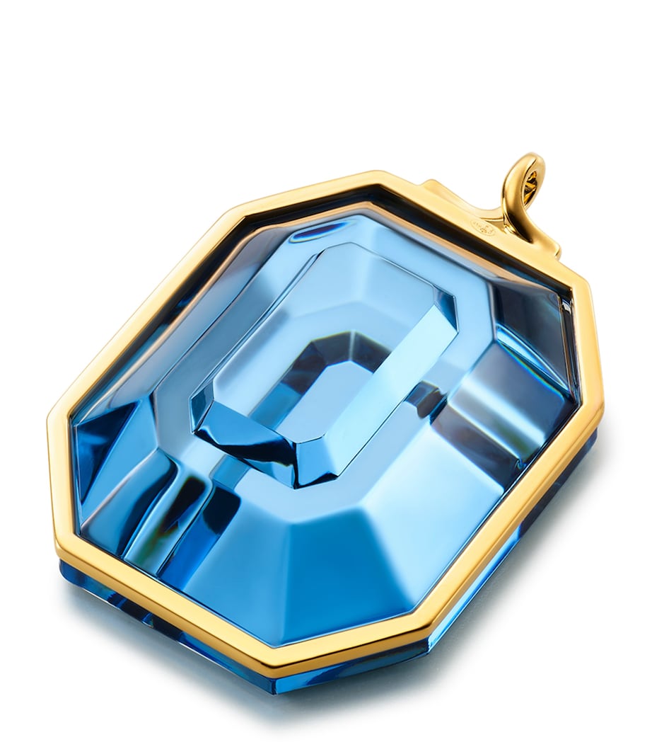 Gold Vermeil and Crystal Harcourt Pendant CLEAR Image 1