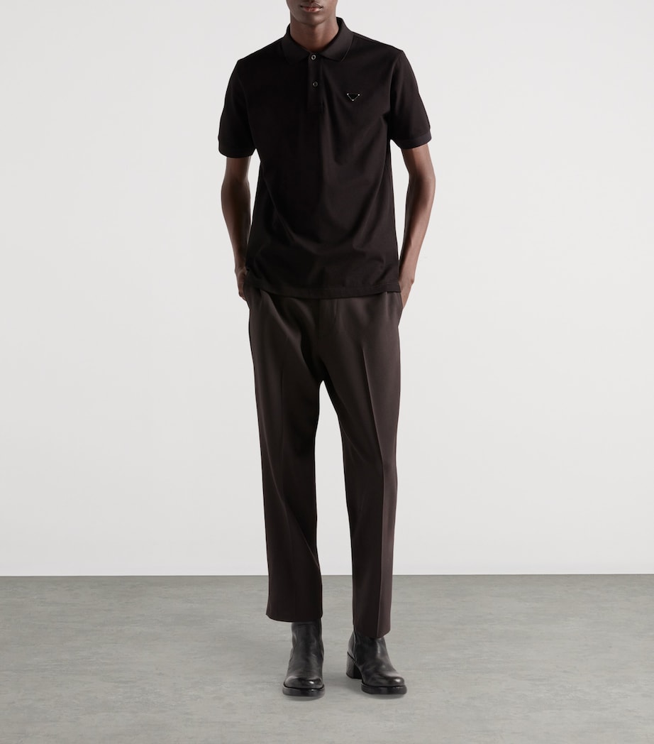 Cotton Piqué Polo Shirt F0002 Image 2