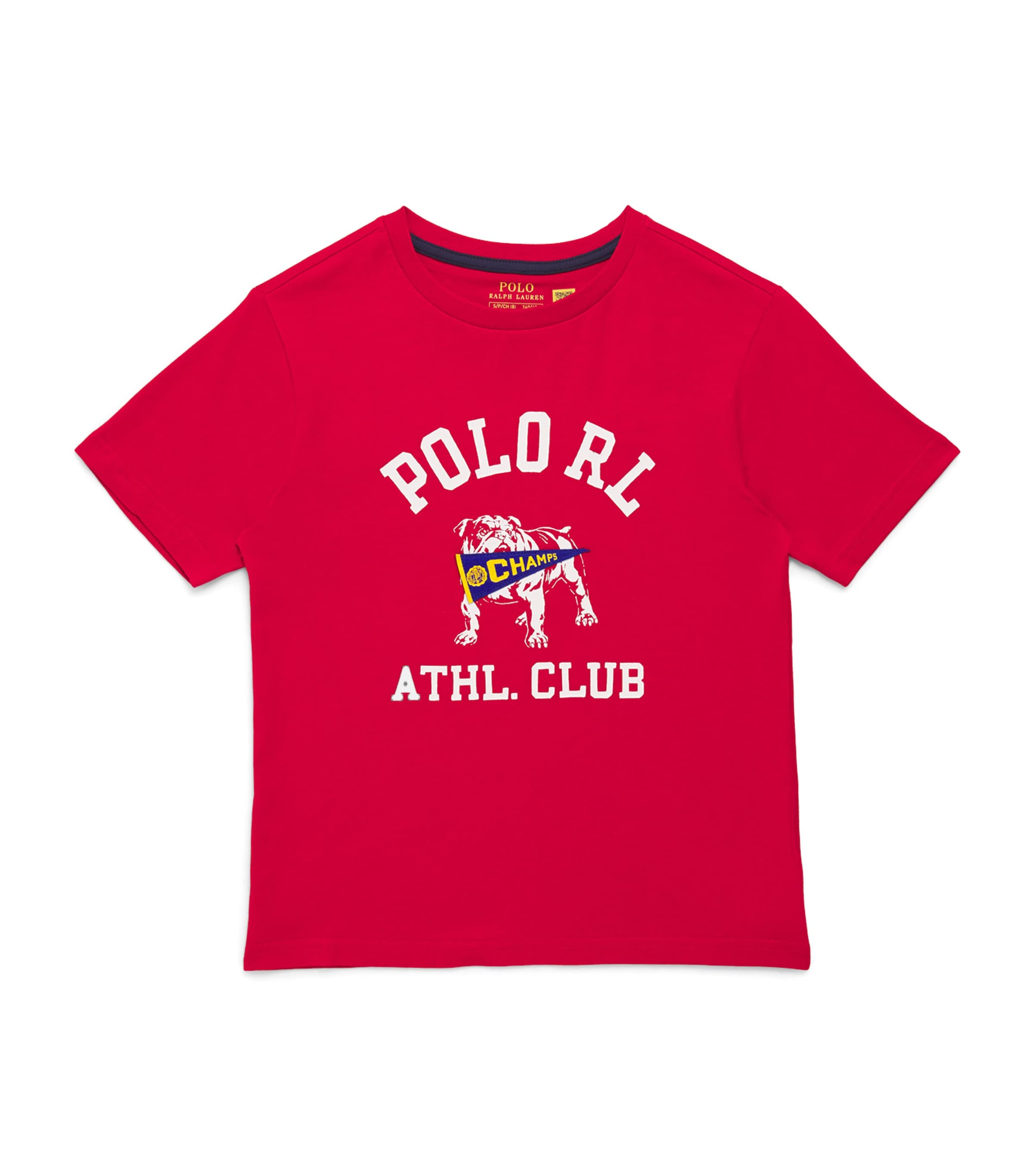 Shop Ralph Lauren Cotton Graphic T-shirt In Red