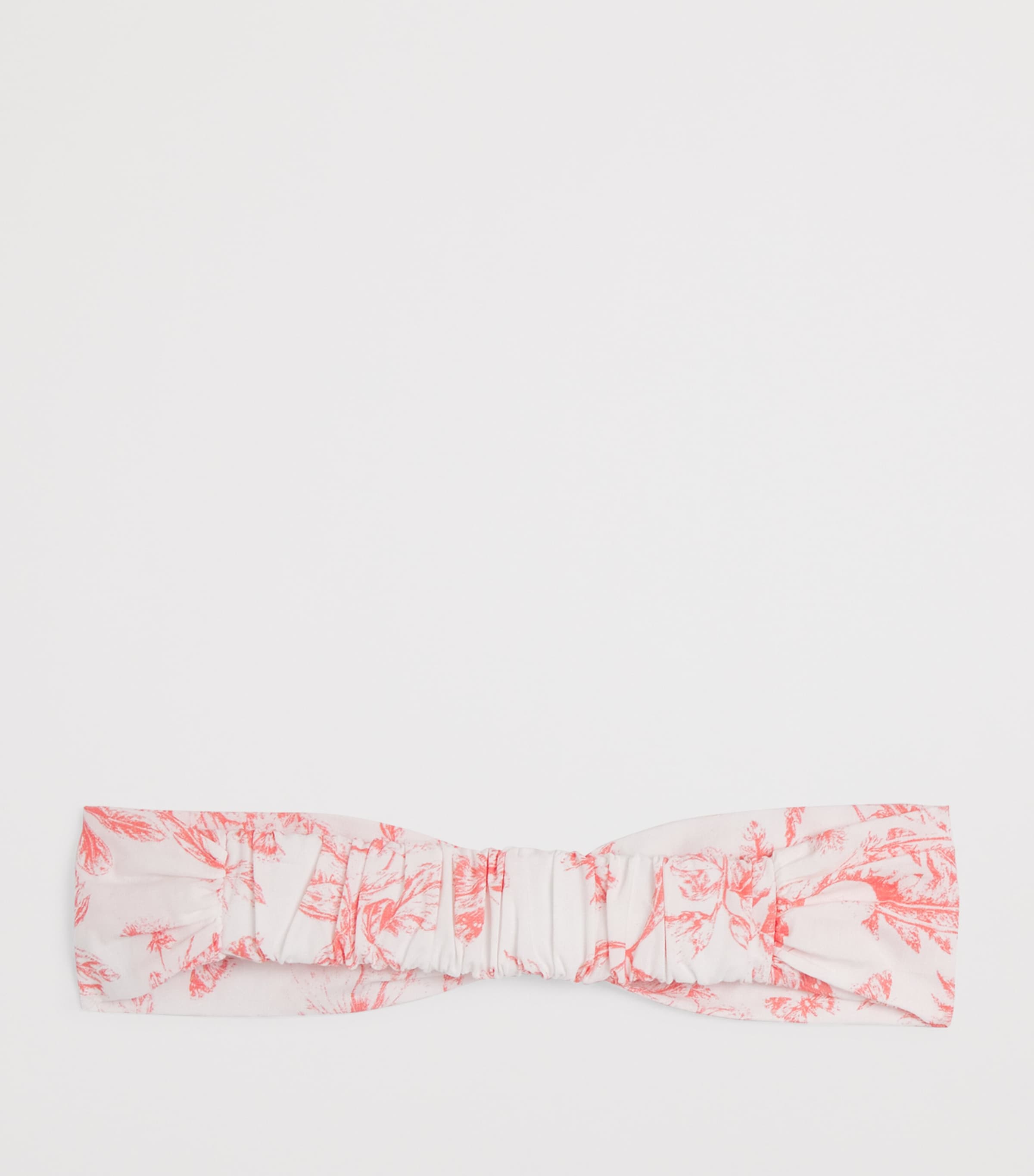 Cotton Floral Headband PRALINE Image 2