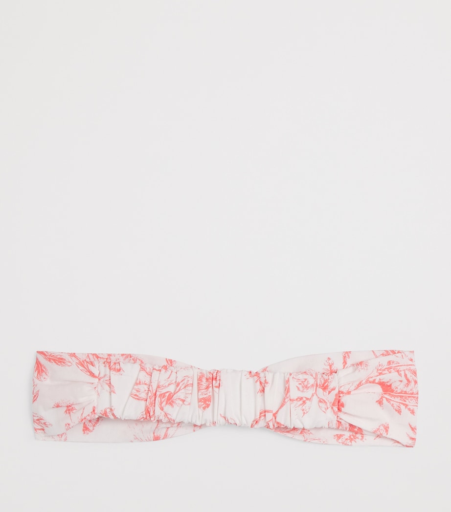 Cotton Floral Headband PRALINE Image 2