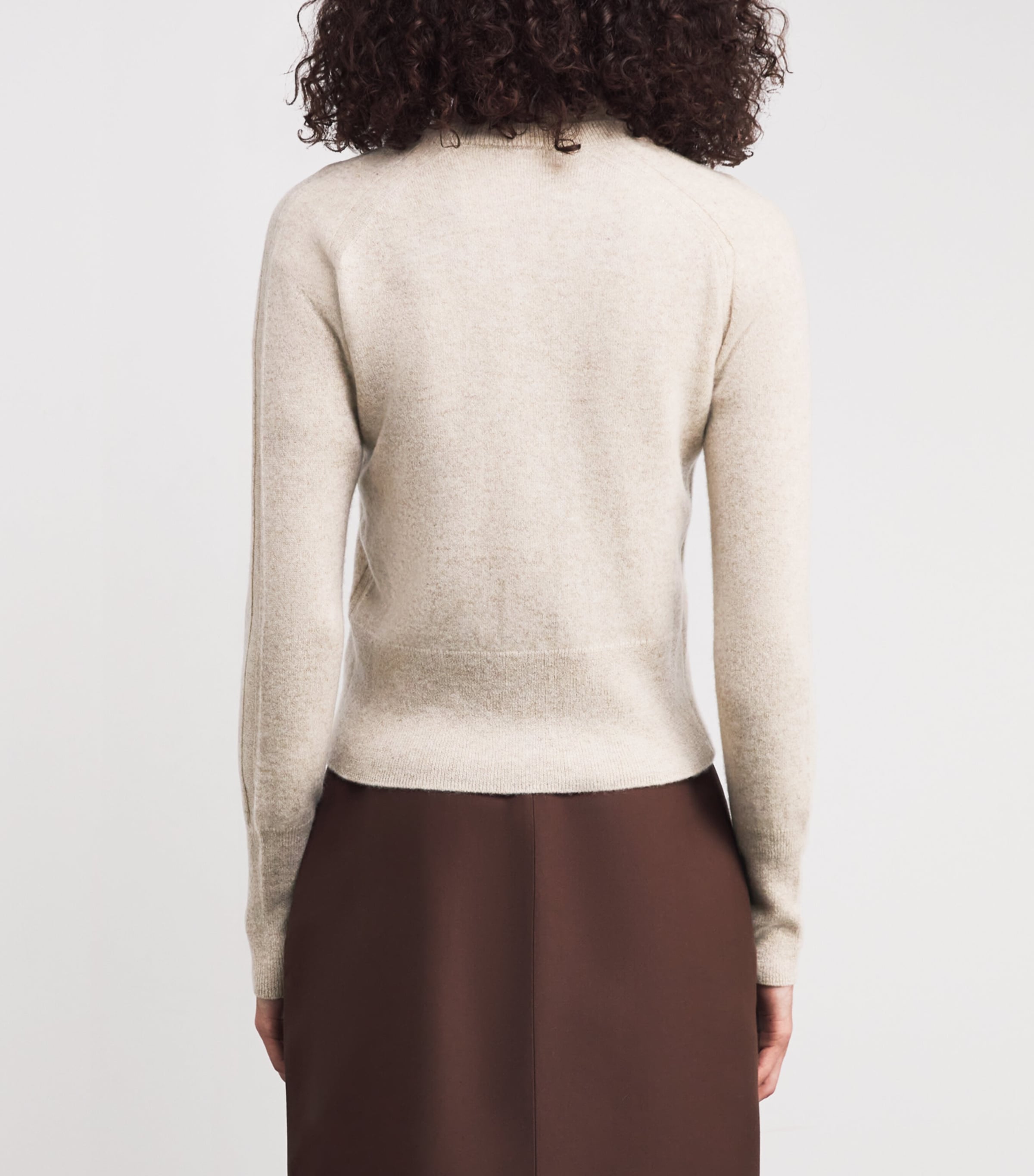 Cashmere Keane Cardigan POWDER Image 4