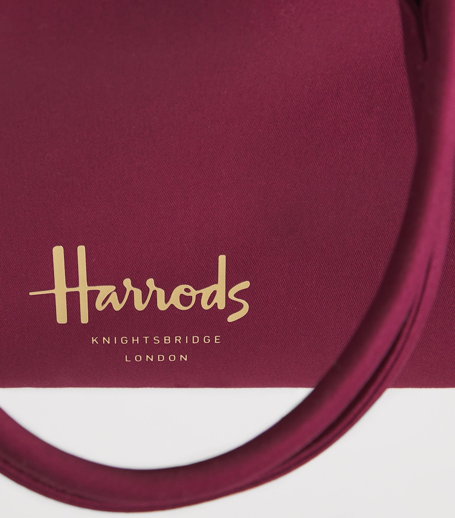 Harrods Classic Tote Bag Burgundy Image 6