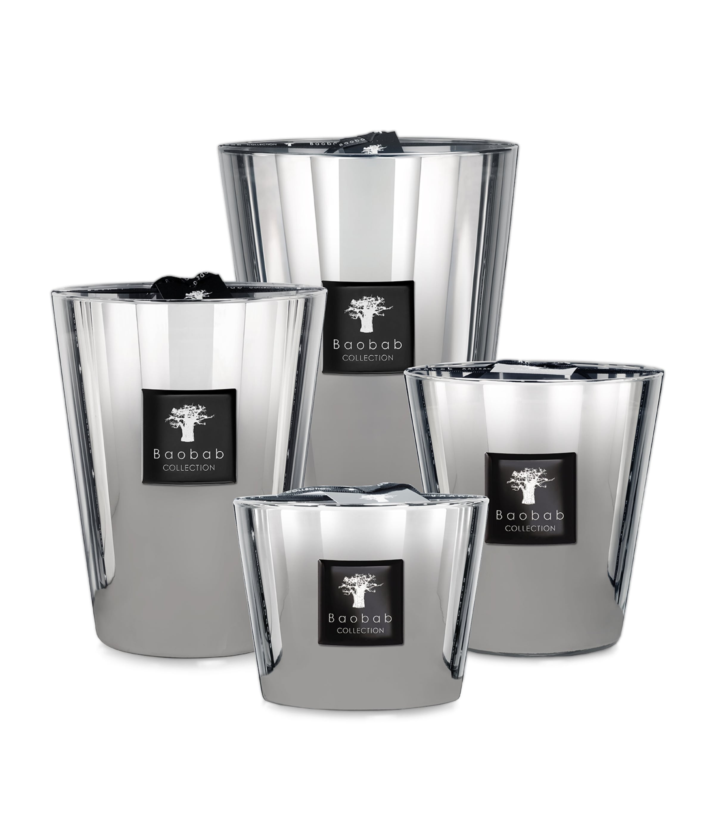 Platinum Candle (16cm) BLACK Image 2