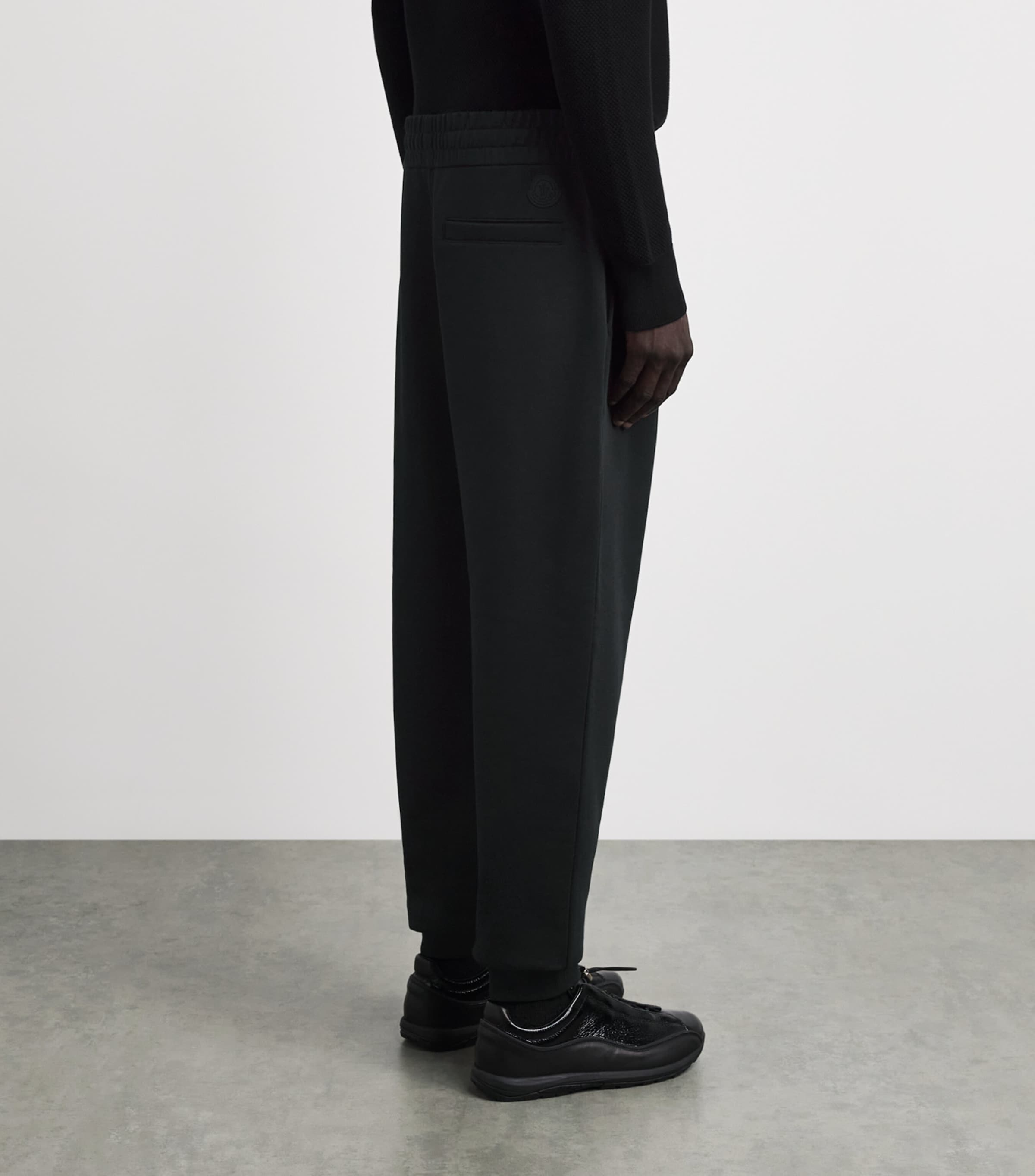 Moncler Mens Cotton Logo Sweatpants Image 5