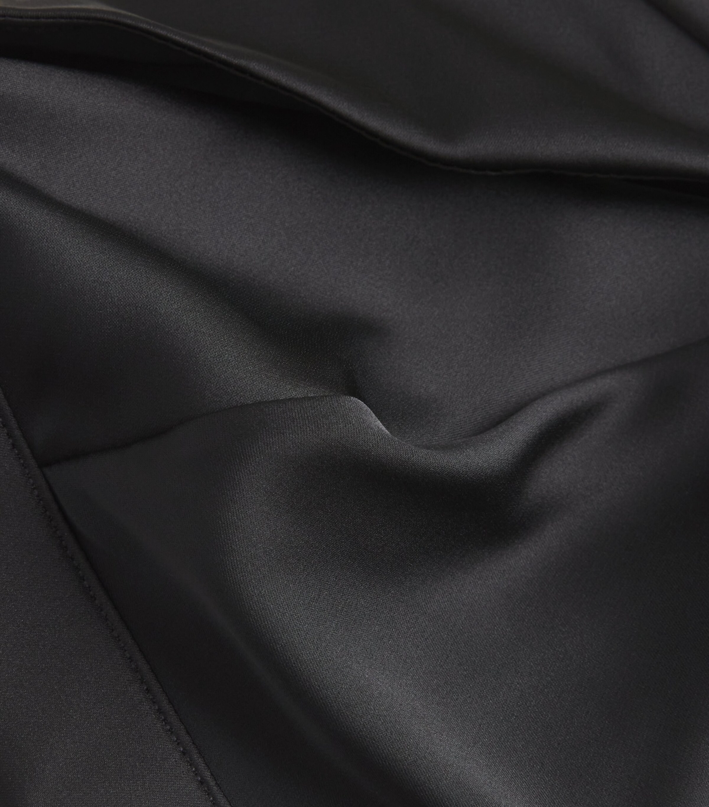 Satin Signature Triangle Bra BLACK Image 4